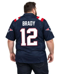 Tom Brady Patriots Jersey Elite Navy Gameday