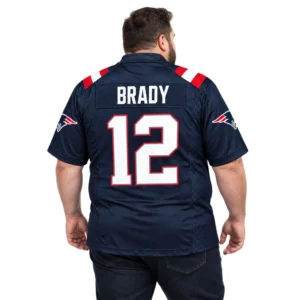 Tom Brady Patriots Jersey Elite Navy Gameday