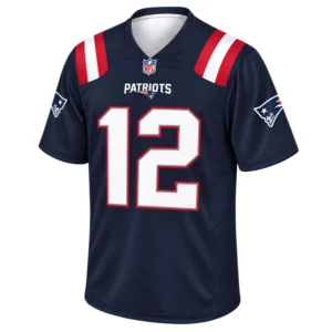 Tom Brady Patriots Jersey Elite Navy Gameday