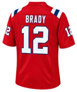 Tom Brady Red Patriots Jersey Brilliant Alternate Game