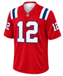 Tom Brady Red Patriots Jersey Brilliant Alternate Game