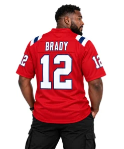 Tom Brady Red Patriots Jersey Brilliant Alternate Game