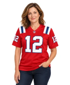 Tom Brady Red Patriots Jersey Brilliant Alternate Game