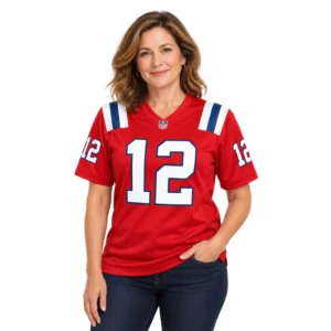 Tom Brady Red Patriots Jersey Brilliant Alternate Game