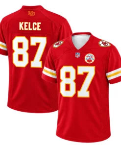 Travis Kelce Chiefs Jersey Red Game Day Confident