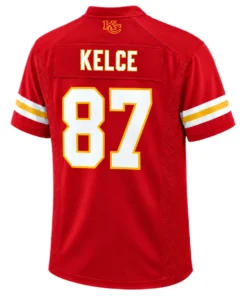 Travis Kelce Chiefs Jersey Red Game Day Confident