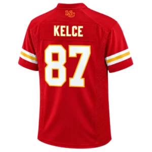 Travis Kelce Chiefs Jersey Red Game Day Confident