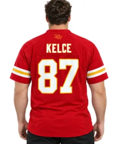 Travis Kelce Chiefs Jersey Red Game Day Confident