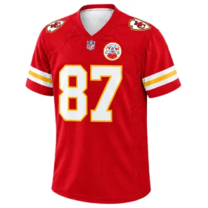 Travis Kelce Chiefs Jersey Red Game Day Confident