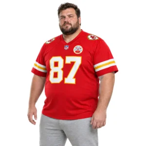 Travis Kelce Chiefs Jersey Red Game Day Confident