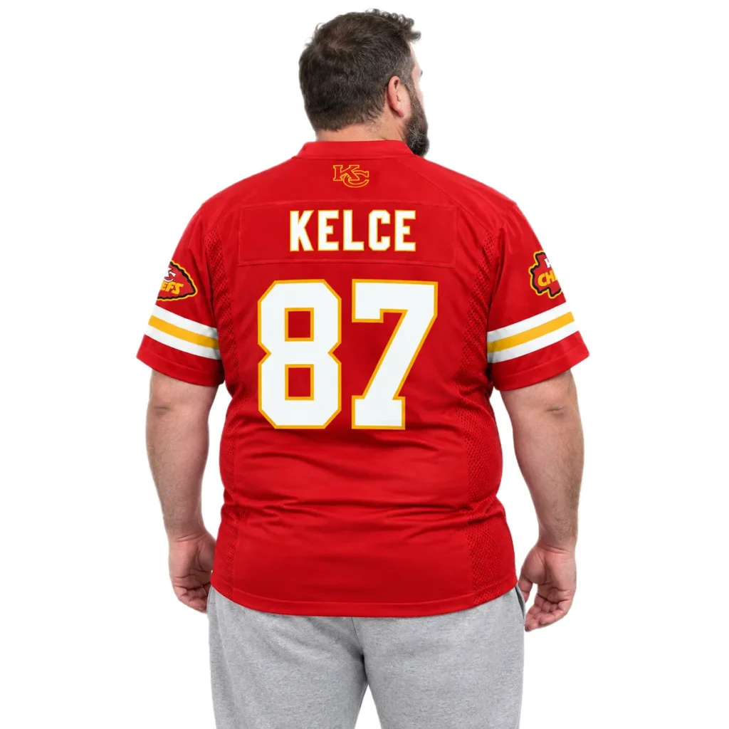 Travis Kelce Red Chiefs Home Jersey Fanwear Superb