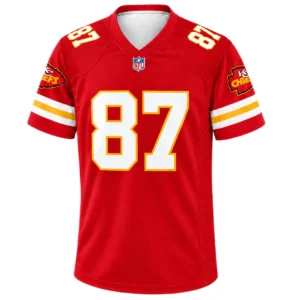 Travis Kelce Red Chiefs Home Jersey Fanwear Superb