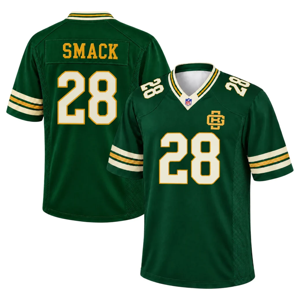 Trey Smack Packers Retro Jersey 7XL Bold Fan Gear