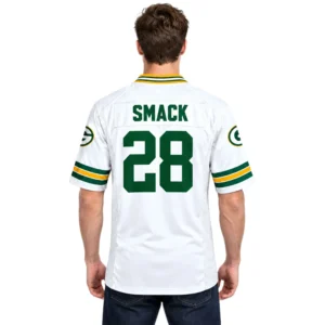 Trey Smack White Men's Packers Jersey Game Day Captivating