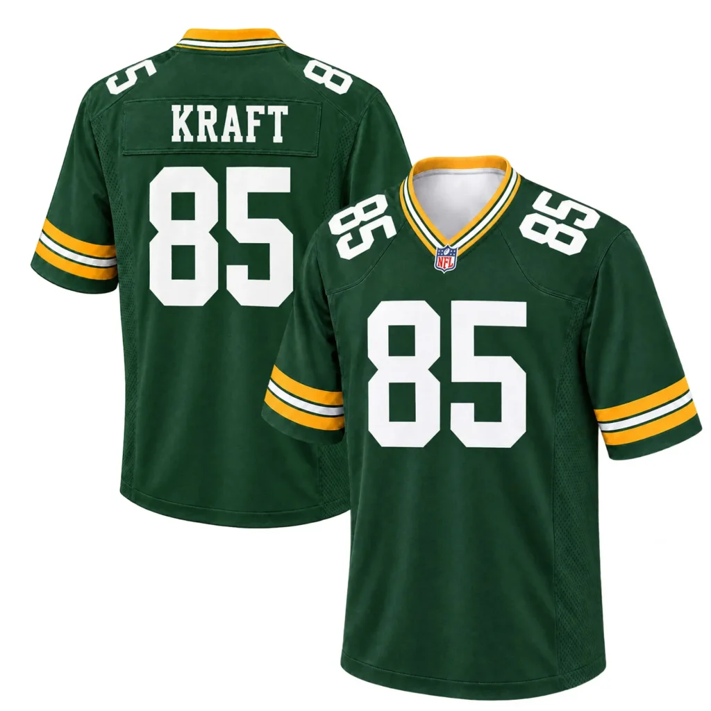Tucker Kraft White Packers 2026 Jersey Bold Fan Style