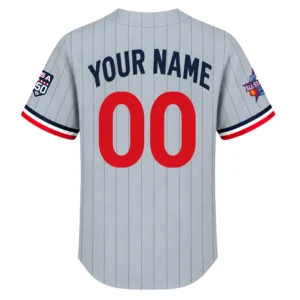 Twins All Star Game Custom Jersey 2026 Remarkable Gray