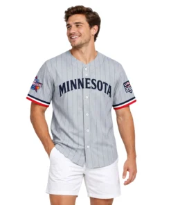 Twins All Star Game Custom Jersey 2026 Remarkable Gray