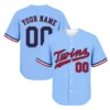 Twins Powder Blue Baseball Jersey Bold Custom Style
