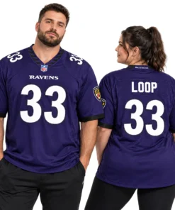 Tyler Loop Ravens Purple Jersey 2026 for Men Dynamic