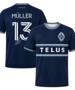 Vancouver Thomas Muller Navy Jersey Epic Fan Wear