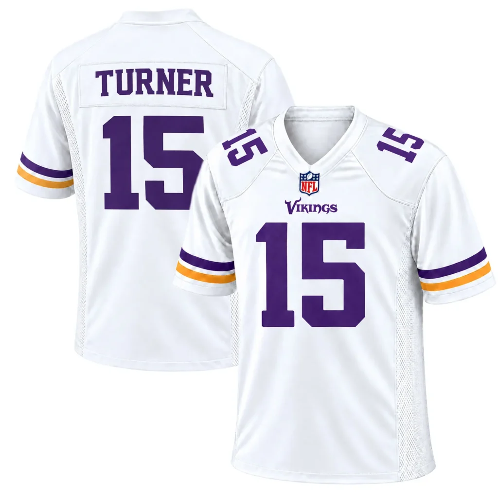 Vikings Dallas Turner Jersey 2026 Dynamic Gameday Gear