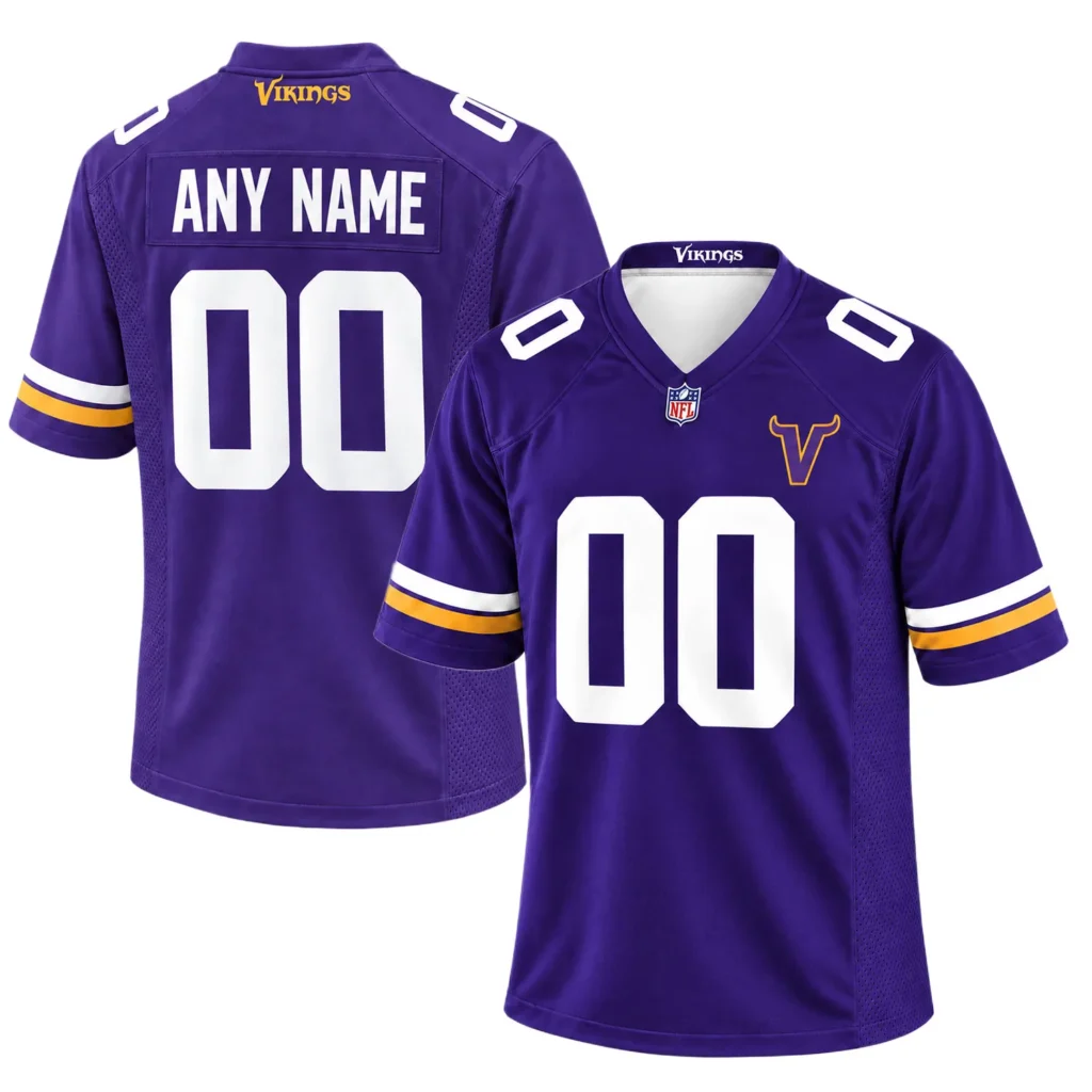 Vikings Jersey Minnesota Football Apparel Dynamic for Men Women