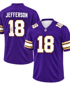 Vikings Justin Jefferson Fan Purple Jersey Epic Fan Gear