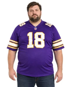 Vikings Justin Jefferson Fan Purple Jersey Epic Fan Gear