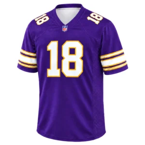 Vikings Justin Jefferson Fan Purple Jersey Epic Fan Gear