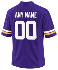 Vikings Purple Custom Team Football Jersey Elite Fan Gear