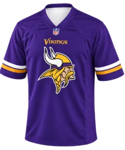 Vikings Purple Custom Team Football Jersey Elite Fan Gear