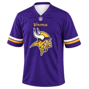 Vikings Purple Custom Team Football Jersey Elite Fan Gear