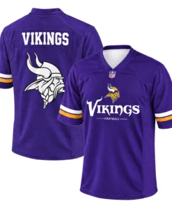 Vikings Purple Football Jersey Dynamic Fan Style S-7XL