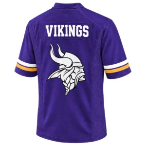 Vikings Purple Football Jersey Dynamic Fan Style S-7XL