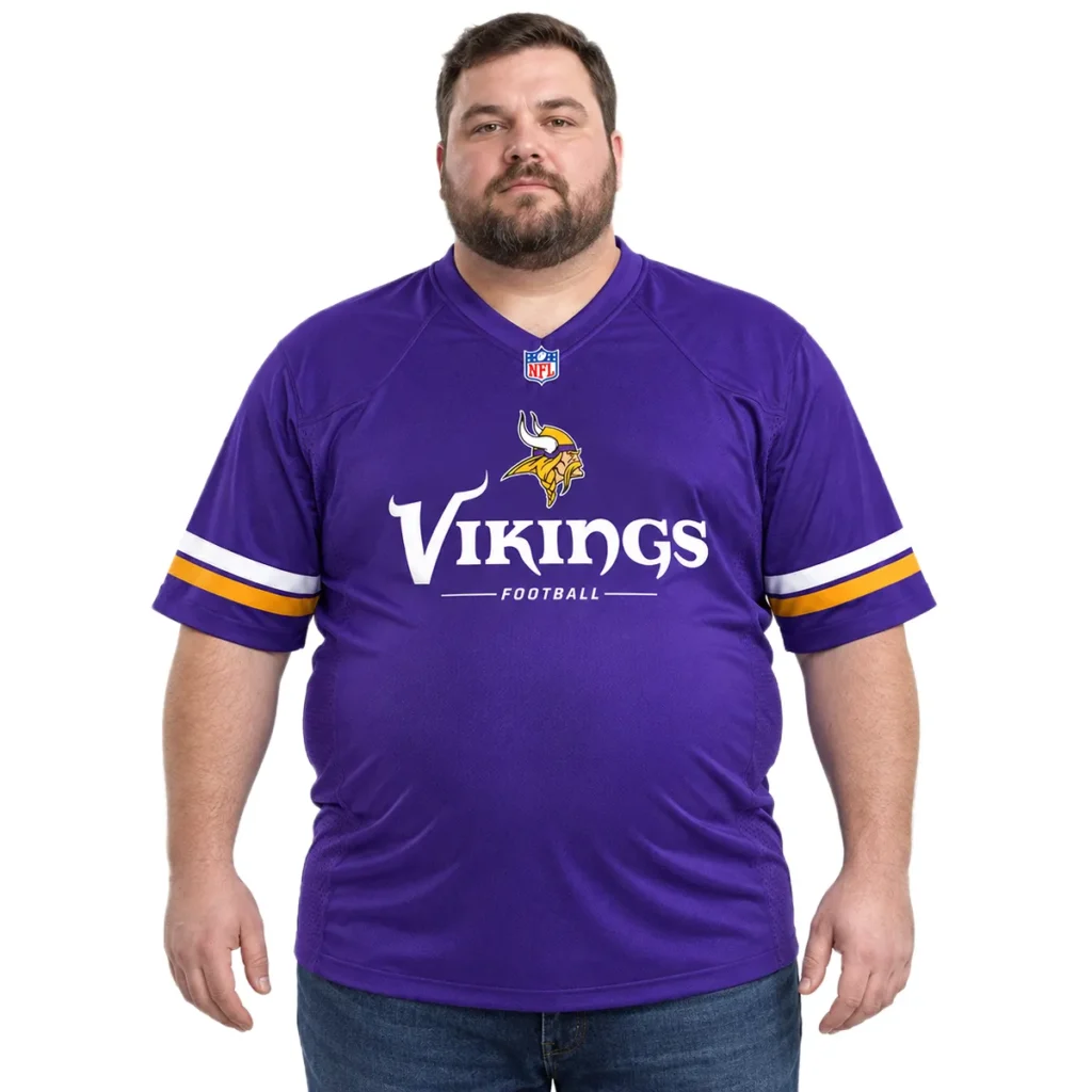 Vikings Purple Football Jersey Dynamic Fan Style S-7XL