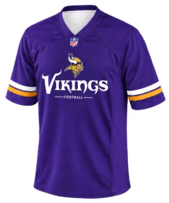 Vikings Purple Football Jersey Dynamic Fan Style S-7XL