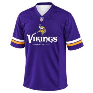 Vikings Purple Football Jersey Dynamic Fan Style S-7XL