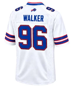 Walker White Bills Jersey Stunning Football Style