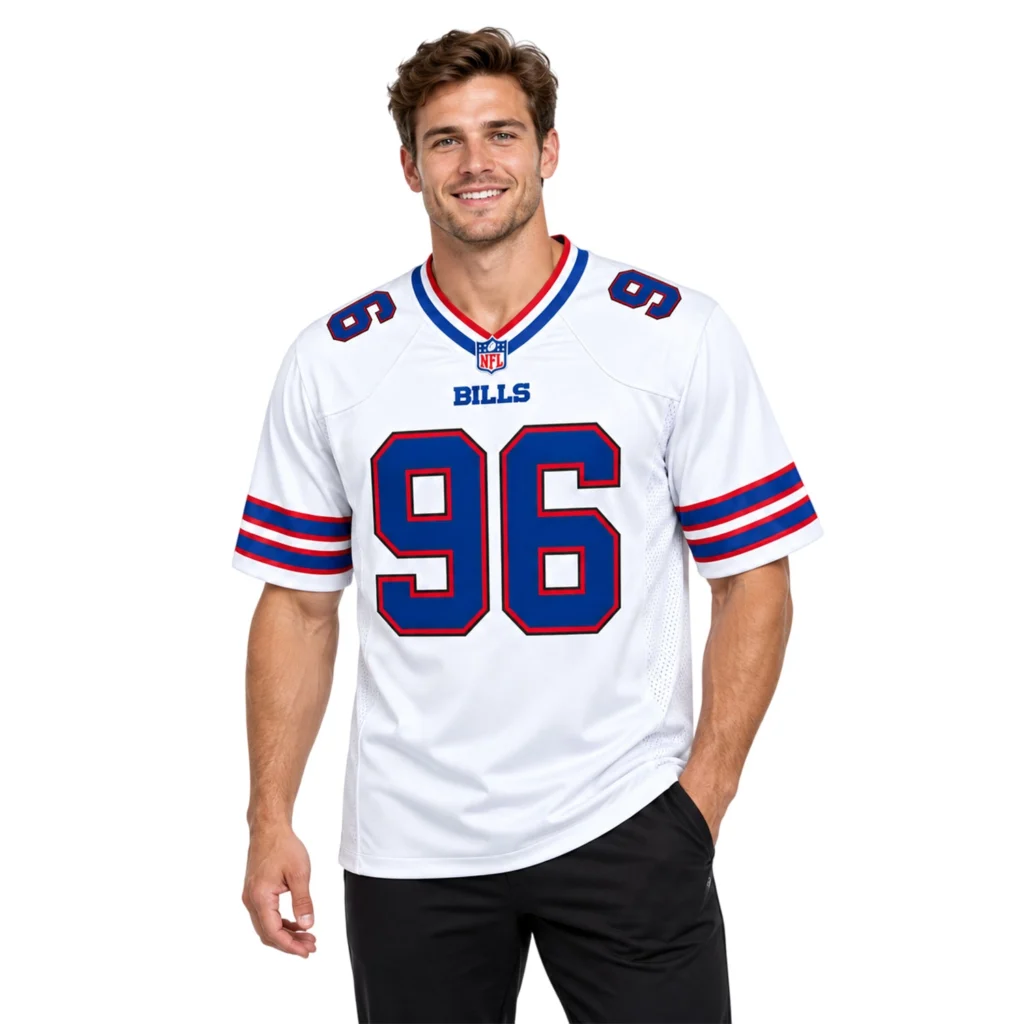 Walker White Bills Jersey Stunning Football Style