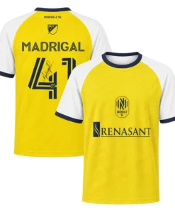 Warren Madrigal Nashville SC Jersey Signature Dazzling Fan Gear