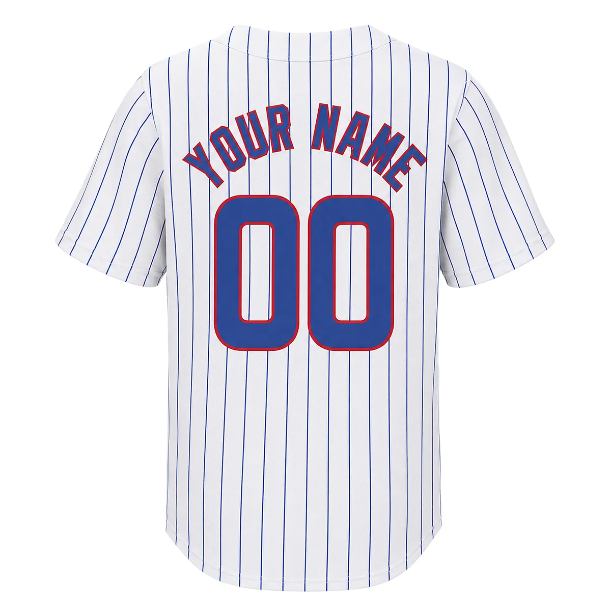 White Chicago Cubs Jersey Men 2026 Custom Name & Number Bold