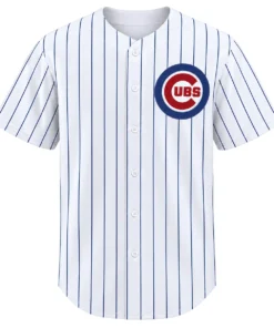 White Chicago Cubs Jersey Men 2026 Custom Name & Number Bold