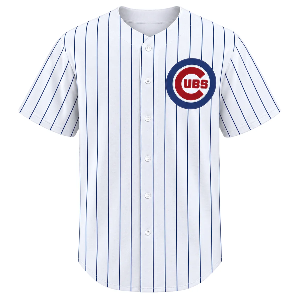 White Chicago Cubs Jersey Men 2026 Custom Name & Number Bold