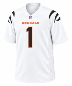 White Ja Marr Chase Bengals Jersey Team Spirit Refined
