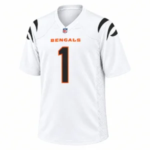 White Ja Marr Chase Bengals Jersey Team Spirit Refined