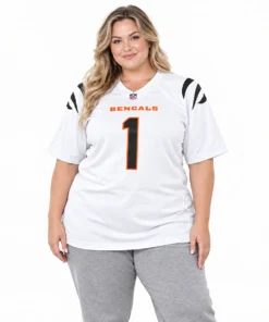 White Ja Marr Chase Bengals Jersey Team Spirit Refined