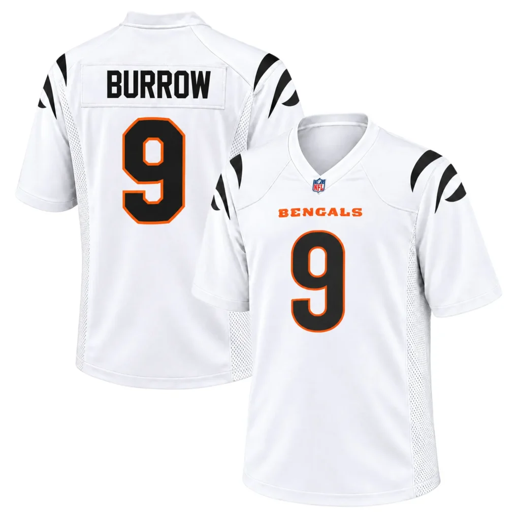 White Joe Burrow Bengals Jersey Game Day Alluring