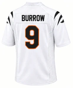 White Joe Burrow Bengals Jersey Game Day Alluring