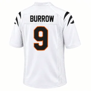 White Joe Burrow Bengals Jersey Game Day Alluring
