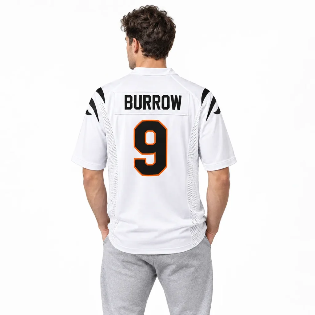 White Joe Burrow Bengals Jersey Game Day Alluring